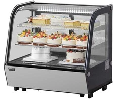 Šaldymo vitrina kepyklai, 2 aukštų komercinis šaldytuvas, 115L maisto vitrina, Turbo ventiliatoriaus aušinimas