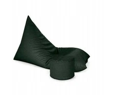 Sėdmaišis su pufu Sako XL Oxford, žalias