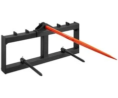 Šieno iešmas mini krautuvui, 725 kg talpos, su stabilizatoriais, šieno rulonų iešmas, traktoriaus šieno iešmas, rulonų iešmas
