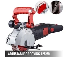Sienų griovimo freza 34 mm / 42 mm, 4800W, betono pjovimo, griovelių formavimo staklės