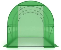 Šiltnamis tunelis 2x3.5m, sutvirtintas rėmas, UV plėvelė, 7m2 sodo tunelis, auginimo tunelis, daržo tunelis, plėvelinis šiltnamis