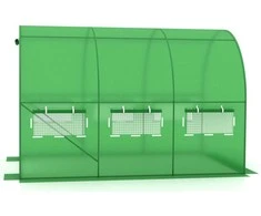 Šiltnamis tunelis 2x3.5m, sutvirtintas rėmas, UV plėvelė, 7m2 sodo tunelis, auginimo tunelis, daržo tunelis, plėvelinis šiltnamis