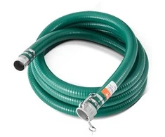 Siurbimo žarna 50.80 mm, 6.10 m ilgio, su aliuminio jungtimis, žalias vandens siurblio žarnos komplektas, vandens siurbimo žarna