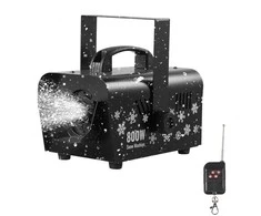Sniego mašina, galinga 1500W, Kalėdų vakarėlio dekorui, belaidis nuotolinis valdymas, vidaus ir lauko snaigių gamintojas, 5L bako talpa