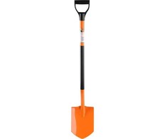 Bikuvalt Sodo kastuvas, aštrus, su ergonomišku metaliniu kotu, kasimo kastuvas