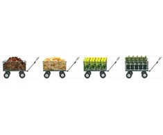Sodo transportavimo vežimėlis, sunkiasvoris sodo vežimėlis, 450 kg sodo priekaba, sodo vežimėlis, sustiprintas sodo vežimėlis