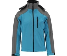 Yato Softshell striukė su gobtuvu, atspari vandeniui, kvėpuojanti, dydis 3XL, darbo striukė, Stratus striukė, pilkai mėlynas softshell