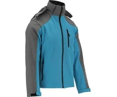 Yato Softshell striukė su gobtuvu, neperšlampama, kvėpuojanti, darbo striukė, Stratus striukė, mėlynai pilka darbo apranga