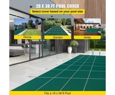 Stačiakampis baseino uždangalas 5.5x11m. Žieminis tinklelis, apsauginis brezentas, baseino danga žiemai