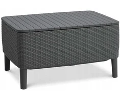 Stalas Keter, 76x56 cm, pilkas
