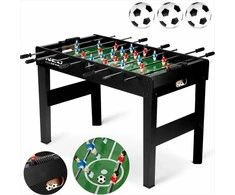 Stalo futbolo stalas, didelis, su rezultatų suvestinėmis, reguliuojamomis kojomis, šeimos pramogoms, vidaus žaidimas