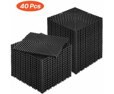 Sujungiamas drenažo kilimėlis, modulinės guminės grindų plytelės, patvarūs garažo grindų kilimėliai, neslystančios lauko grindų plytelės, sodo drenažo sprendimai