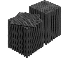Sujungiamas pagalvėlės, 55 vnt., minkšti PVC drenažo kilimėliai, 30 x 30 cm sujungimo plytelės