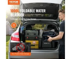 Vevor Sulankstoma vandens talpykla, 1000 litrų, PVC, lauko sąlygoms