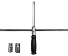 Sulankstomas automobilio rato veržliaraktis, su lizdais 17 mm, 19 mm, 21 mm, 23 mm, ratų veržlių veržliaraktis, padangų montiruotė