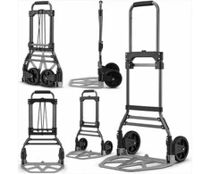 Sulankstomas rankinis vežimėlis, sunkiems kroviniams, 150 kg talpa, sulankstomas platforminis vežimėlis