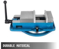 Sunkių apkrovų frezavimo spaustuvas 80mm su 360° pasukamu pagrindu, tikslus CNC spaustuvas, staliaus spaustuvas