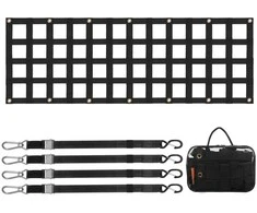 Sunkvežimio bagažinės tinklas 1525 x 470 mm, itin tvirtas, 272 kg maksimali apkrova, pikapų bagažinės tinklas