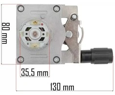 Suvirinimo vielos tiektuvas, MIG suvirinimo aparatams, 0.8/1.0mm vielos skersmuo, 2-15 m/min greitis, 24V DC maitinimo šaltinis