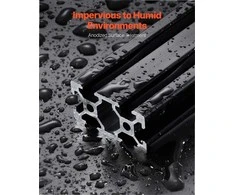 T-formos 2040 aliuminio ekstruzijos profilis 3D spausdintuvams ir CNC staklėms, anoduotas didelio tvirtumo linijinis bėgelis, Europos standarto ekstruzinio aliuminio profilis, juodas, rėmų konstrukcijoms