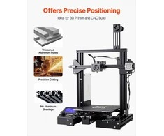 T Slot 2040 aliuminio ekstruzijos profilis, anoduotas linijinis bėgelis 3D spausdintuvui CNC staklėms lazeriniam graviravimui, 1000 mm ilgis, didelio stiprumo aliuminio profilis, juodas aliuminio rėmas
