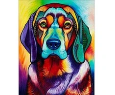 Tapyba pagal skaičius, 50x40cm