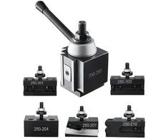 Tekinimo staklių greitojo keitimo įrankių komplektas, 6 vnt., 254-381 mm staklėms, įrankių laikiklis, tekinimo įrankių rinkinys, greito keitimo įrankiai, metalo tekinimo