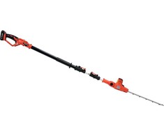 Teleskopinis gyvatvorių žirklių, 18V akumuliatorinis, 42 cm pjovimo ilgis, reguliuojamas kampas, sodo priežiūrai