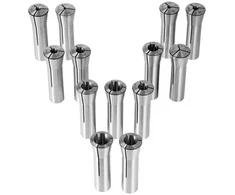 Tikslus R8 įvorių rinkinys frezavimo staklėms, fiksavimo diapazonas 1/8"-7/8", 13 dalių įvorių griebtuvo rinkinys, R8 įvorių griebtuvas, frezavimo įvorių rinkinys