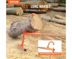 Timberjack rąstų keltuvas, 46.5 col. rankena, maks. 38 cm rąstams, medienos kilnojimo įrankis, keltuvas, griebtuvas