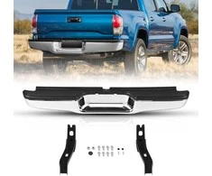Toyota Tacoma galinis buferis, chromuotas plienas, tvirtas, sunkvežimio, apsauga, galinis bamperis