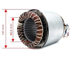 Trifazio generatoriaus statorius, 400V AVR reguliatoriaus išėjimas, generatoriaus dalys 2800-3500W generatoriams, atsarginiai generatoriaus komponentai