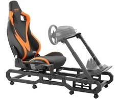 Tvirtas lenktynių vairo stovas, skirtas Logitech G923 G920 G29, reguliuojamo aukščio ir kampo, suderinamas su keliais prekių ženklais, lenktynių simuliatoriaus kabina