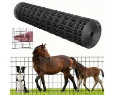 Ūkio tvora gyvūnų aptvarams, tvirta vinilu dengta cinkuoto plieno vielos tvora, 122cm x 15.2m, gyvulių tvora galvijams kiaulėms avims, narvų viela, sodo tvoros, tinklinė tvora