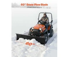 Universalus ATV sniego plūgo komplektas, 1524 mm ašmenys, reguliuojamas kampas, sunkus grandiklis, kiemo, ūkio, kelių valymui