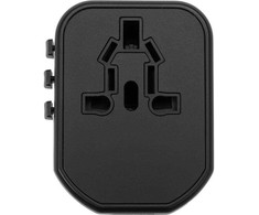 Universalus kelioninis adapteris, skirtas daugiau nei 150 šalių, su USB įkrovikliu