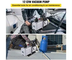 Vakuuminis siurblys, 12CFM, dviejų pakopų, oro kondicionierius