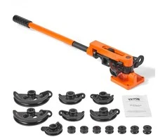 Vamzdžių lenkimo įrankis, rankinis 9.52-25.4mm, 0-180°, vario aliuminio vamzdžiams, lenktuvas