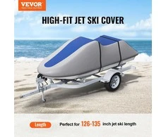 Vandeniui atsparus uždangalas vandens motociklui, PWC uždangalas priekabai, 600D audinys, UV apsauga, 3200-3420 mm. Tvirtas ir patvarus uždangalas jūsų vandens motociklui