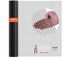 Vielos tinklo ritinys, 152cm x 30.4m cinkuotas dengtas vinilu, sodo tvoroms gyvūnų narvams, tinklas vištoms triušių tvora