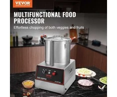 Virtuvinis kombainas Nerūdijančio plieno maisto smulkintuvas, 16 litrų daržovių smulkintuvas, 1400W maišytuvas, didelio našumo maisto smulkintuvas virtuvei, komercinis maisto smulkintuvas
