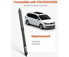 VW Sharan galinio dangčio dujiniai amortizatoriai 590N, 2 vnt., elektrinio bagažinės pakėlėjo atramos, spyruoklės