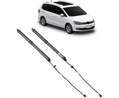 VW Sharan galinio dangčio dujiniai amortizatoriai 590N, 2 vnt., elektrinio bagažinės pakėlėjo atramos, spyruoklės