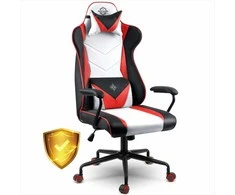 Žaidimų kėdė, ergonomiška biuro kėdė, patogi kompiuterio kėdė, reguliuojamo aukščio žaidimų sėdynė, supama kėdė