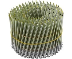 Žieduotos būgninės vinys stogams, cinkuotos, ritininės vinys 90x2.8mm, 3000vnt, ritininės vinys, stoginės vinys, statybinės vinys