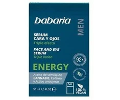 Babaria Energijos suteikiantis veido ir paakių serumas vyrams 30 ml