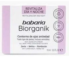 "Babaria Bio Revitalizes" dieninis ir naktinis akių kremas 15ml