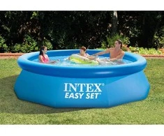 Pripučiamas baseinas INTEX Easy Set su vandens filtru 305x76cm 28122