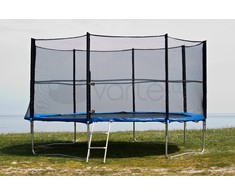 Batutas su tinklu FunFit 374cm + kopetėlės