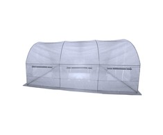FunFit Arkinis šiltnamis Baltas su orlaidėmis 300x600-18m2 (Baltas)